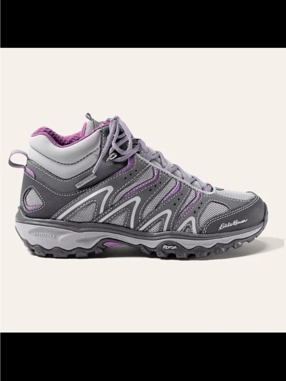New never work Eddie Bauer Women's Lukla Pro Mid Hiking Boots Sneakers, Sz 9